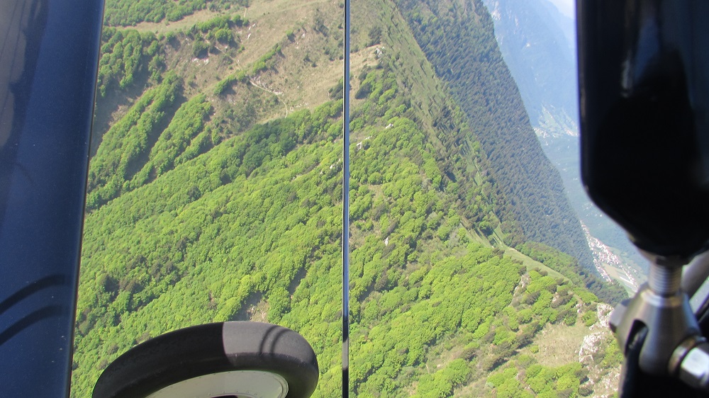 Back home over the Italian mountains